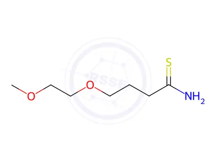 Chemical structure of 4-(2-Methoxyethoxy)butanethioamide