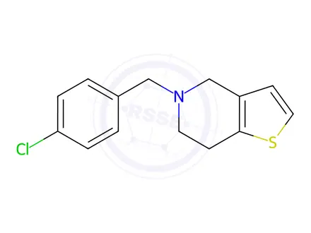 Chemical structure of Ticlopidine Impurity 8(Ticlopidine EP Impurity H)