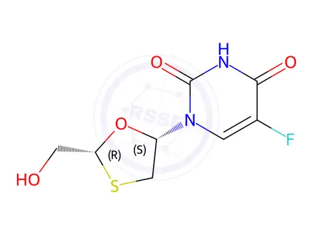 Chemical structure of Emtricitabine Impurity 9