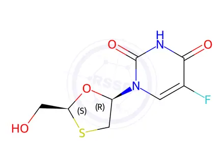 Chemical structure of Emtricitabine Impurity 57