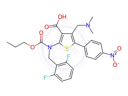 Chemical structure of Relugolix Impurity 69