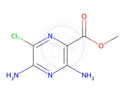 Chemical structure of Amiloride EP Impurity A