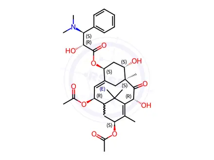 Chemical structure of Taxine