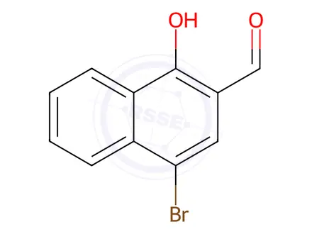 Chemical structure of 4-Bromo-1-hydroxy-2-naphthaldehyde