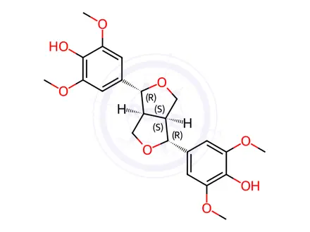 Chemical structure of Syringaresinol Impurity 3 ((-)-Syringaresinol)