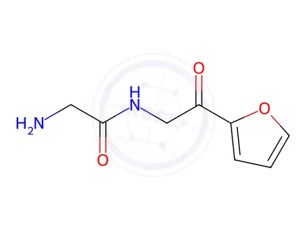 Chemical structure of 2-Amino-N-(2-(furan-2-yl)-2-oxoethyl)acetamide