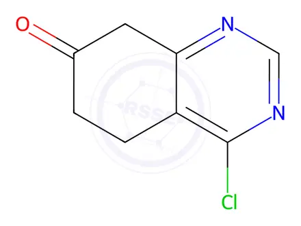 Chemical structure of 4-Chloro-5,8-dihydroquinazolin-7(6H)-one