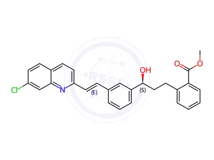 Chemical structure of Montelukast Sodium Impurity 19