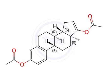 Chemical structure of Estrone Enol Diacetate
