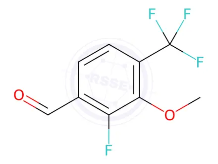Chemical structure of 2-Fluoro-3-methoxy-4-(trifluoromethyl)benzaldehyde