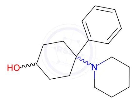 Chemical structure of ac trans-4’-Hydroxy Phencyclidine