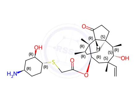 Chemical structure of Lefamulin acetate