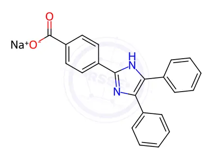 Chemical structure of I-XW-053 Sodium Salt