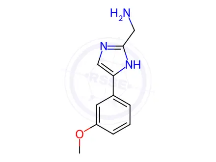 Chemical structure of (5-(3-Methoxyphenyl)-1H-imidazol-2-yl)methanamine dihydrochloride