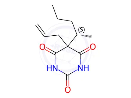 Chemical structure of Secobarbital Impurity 7 ((S)-Secobarbital)