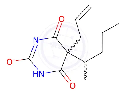 Chemical structure of Secobarbital Sodium Salt