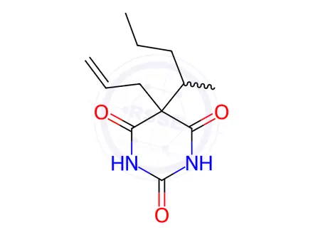 Chemical structure of Secobarbital