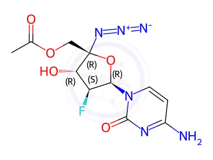Chemical structure of Azvudine Impurity 33