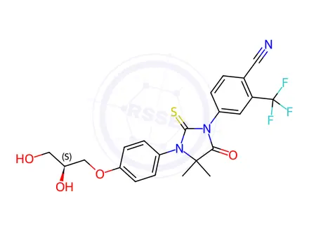 Chemical structure of Rezvilutamide