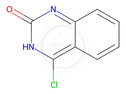 Chemical structure of 4-Chloro-2-quinazolone