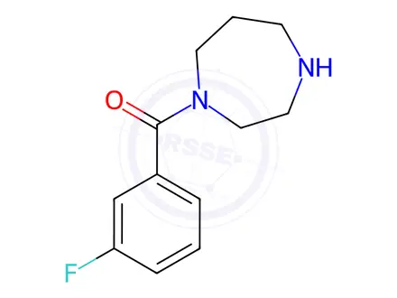Chemical structure of 1-(3-fluorobenzoyl)-1,4-diazepane