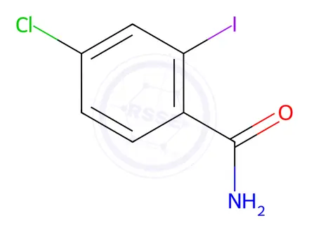 Chemical structure of 4-Chloro-2-iodobenzamide