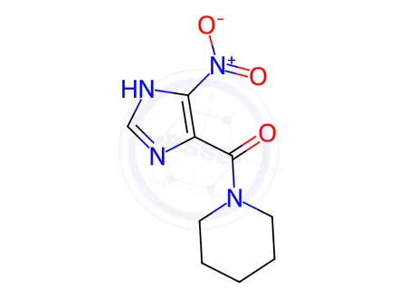 Chemical structure of (5-Nitro-1H-imidazol-4-yl)(piperidin-1-yl)methanone
