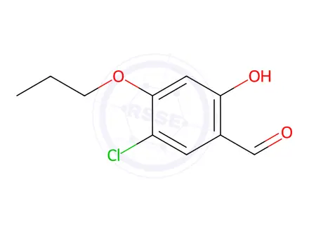 Chemical structure of 5-Chloro-2-hydroxy-4-propoxybenzaldehyde