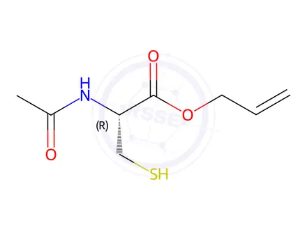 Chemical structure of Acetylcysteine Impurity 16