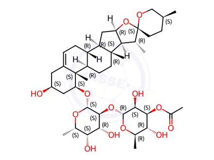 Chemical structure of Lirioprolioside B