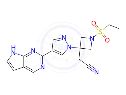 Chemical structure of Baricitinib Impurity 6