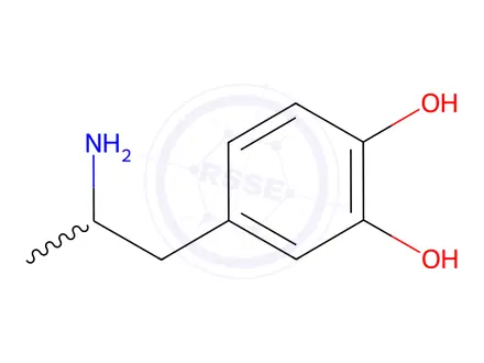 Chemical structure of Methyldopamine