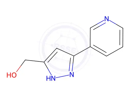 Chemical structure of (5-(Pyridin-3-yl)-1H-pyrazol-3-yl)methanol