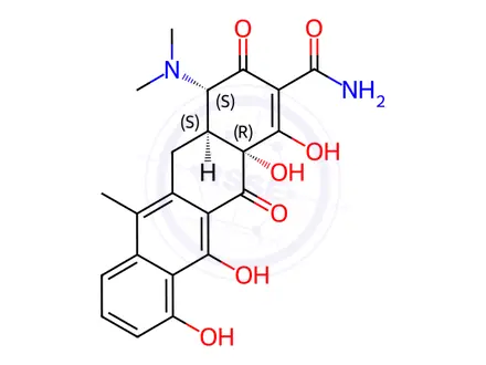 Chemical structure of 4-epianhydrotetracycline