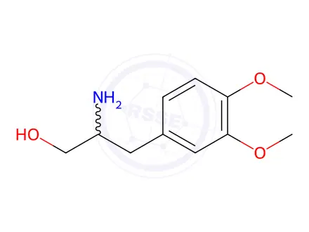 Chemical structure of 2-AMINO-3-(3,4-DIMETHOXYPHENYL)PROPAN-1-OL