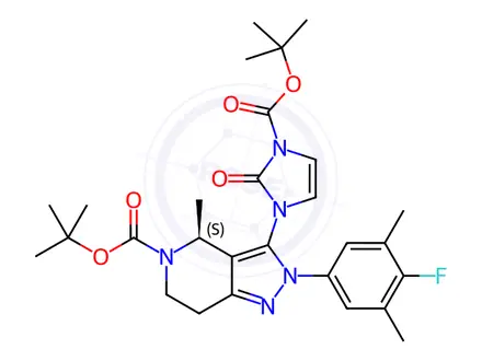 Chemical structure of Orforglipron Impurity 19