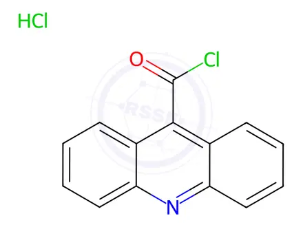 Chemical structure of Acridine-9-carbonyl Chloride Hydrochloride