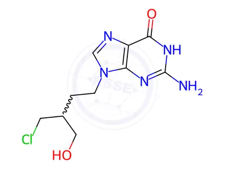 Chemical structure of Penciclovir Impurity 1