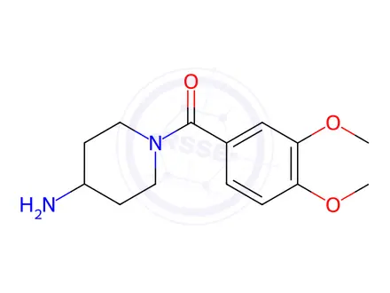 Chemical structure of (4-Aminopiperidin-1-yl)(3,4-dimethoxyphenyl)methanone