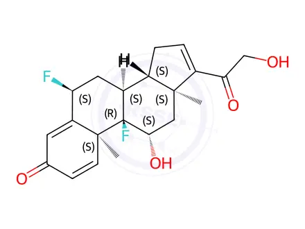 Chemical structure of Difluprednate Impurity 11