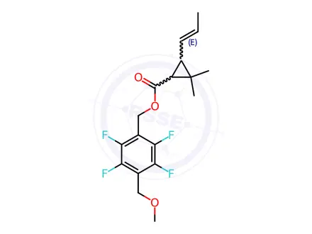 Chemical structure of Metofluthrin