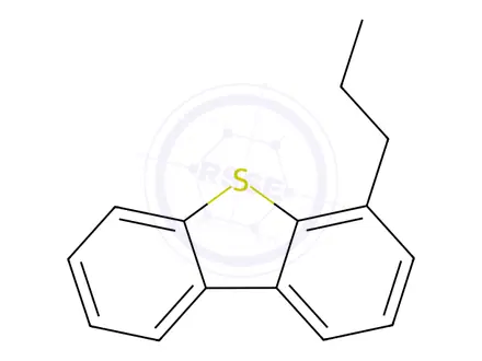Chemical structure of 4-Propyldibenzothiophene