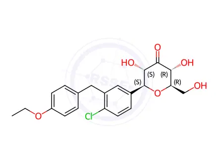 Chemical structure of Dapagliflozin Impurity 309
