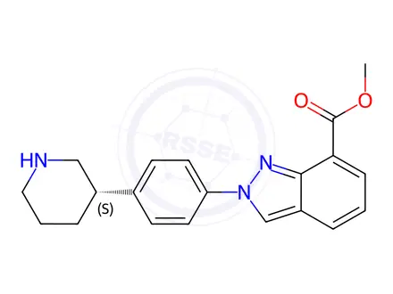 Chemical structure of Niraparib Impurity 22