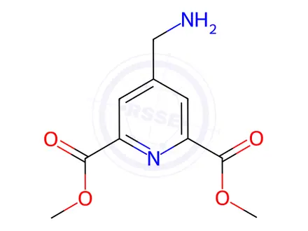 Chemical structure of Dimethyl 4-(aminomethyl)pyridine-2,6-dicarboxylate