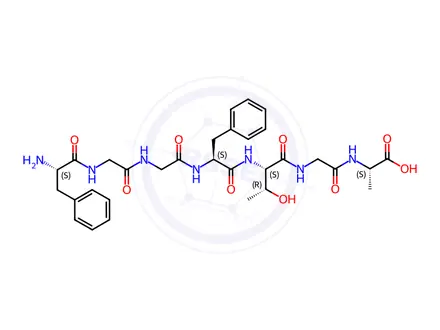 Chemical structure of Nociceptin (1-7)
