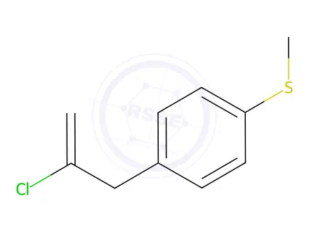 Chemical structure of (4-(2-Chloroallyl)phenyl)(methyl)sulfane