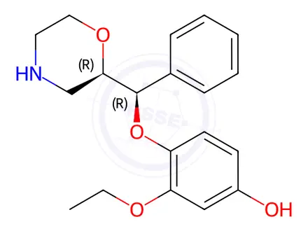 Chemical structure of Rel-R,R-Reboxetine Phenol B metabolite