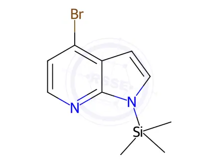 Chemical structure of 4-Bromo-1-[Tris(Propan-2-Yl)Silyl]-1h-Pyrrolo[2,3-B]Pyridine
