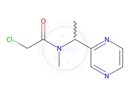 Chemical structure of 2-Amino-N-(3-chloro-pyrazin-2-ylmethyl)-N-methyl-acetamide